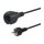 Equip Netzkabel Anschl. Schuko -> CEE7/3 3.00m schwarz