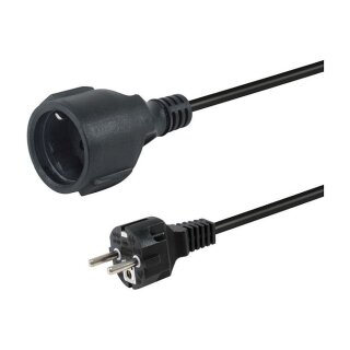 Equip Netzkabel Anschl. Schuko -> CEE7/3 5.00m schwarz