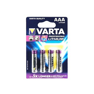 Batterie AAA (LR03) 1.5V *Varta* Ultra Lithium - 4-Pack