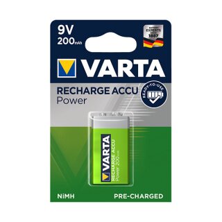 Akku 9V E-Block (6LR61) *Varta* Recharge Accu - 1er-Pack