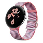 Google Pixel Watch 3 (41mm). Woven Band. Peony