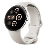 Google Pixel Watch 3 (45mm). Active Band. Porcelain. Large