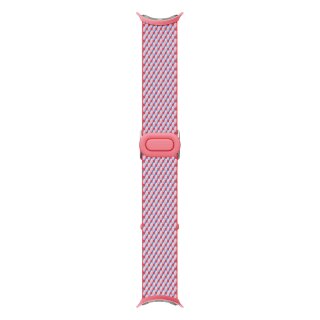 Google Pixel Watch 3 (45mm). Woven Band. Peony