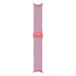 Google Pixel Watch 3 (45mm). Woven Band. Peony