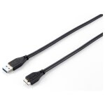 Equip Kabel USB-A 3.0 -> micro B St/St 1.80m schwarz...