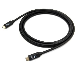 Equip Kabel USB-C 3.0 -> C St/St 2.00m 3A/20V sw