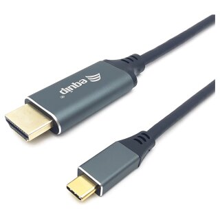 Equip Adapter USB-C -> HDMI 4K60Hz 2.00m sw