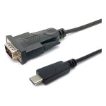 Equip Adapter USB-C -> Seriell RS232-DB9 St/St 1.50m sw