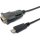 Equip Adapter USB-C -> Seriell RS232-DB9 St/St 1.50m sw