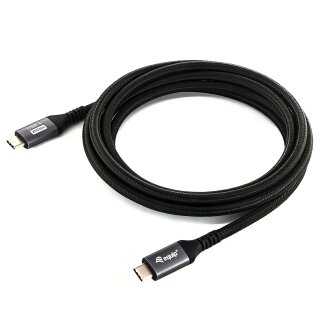 Equip Kabel USB-C 4.0 -> C St/St 2.00m 5A 4K/60Hz sw