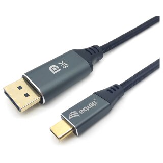 Equip Adapter USB-C -> DisplayPort 8K60Hz 2.00m sw