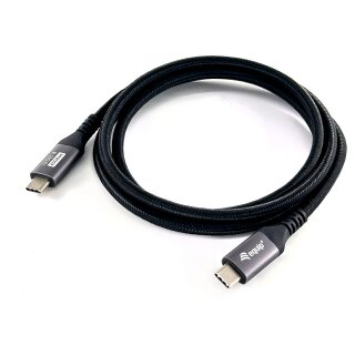 Equip Kabel USB-C 4.0 -> C St/St 2.00m 5A 8K/60Hz sw