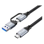 Equip Kabel USB-C 3.2 -> C/A St/St 1.00m 20Gbps schwarz