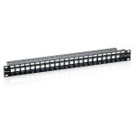 Equip Patchpanel 24x Cat6 19" UTP 1HE Keystone...