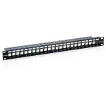 Equip Patchpanel 24x Cat6 19" FTP 1HE Keystone...
