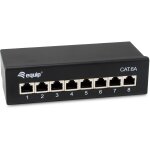 Equip Patchpanel 8x RJ45 Cat6A FTP 1HE Premium schwarz