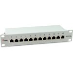 Equip Patchpanel 12x RJ45 Cat6A 10" FTP 1HE Premium...