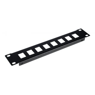 Equip Patchpanel 10" mit Keystone Montage 1U. schwarz
