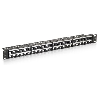 Equip Patchpanel 48x Cat6 19" UTP 1HE Keystone Montage sw