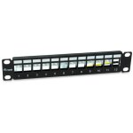 Equip Patchpanel 12x Cat6A 10" FTP 1HE Keystone...