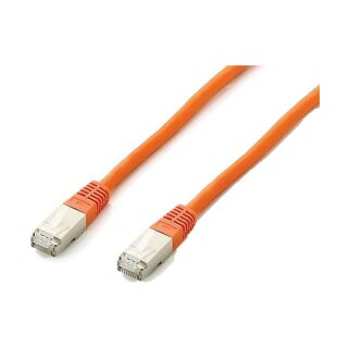Equip Patchkabel Cat6A S/FTP 2xRJ45 3.00m orange Plat.LSZH Polybeutel