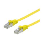 Equip Patchkabel Cat6A U/FTP 2xRJ45 3.00m gelb Flach LSZH...