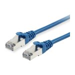 Equip Patchkabel Cat6A S/FTP 2xRJ45 0.15m blau LSZH...