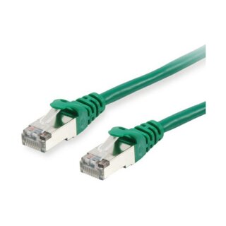 Equip Patchkabel Cat6A S/FTP 2xRJ45 0.15m grün LSZH Polybeutel