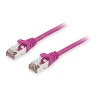 Equip Patchkabel Cat6A S/FTP 2xRJ45 15.00m lila LSZH Polybeutel
