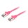 Equip Patchkabel Cat6A S/FTP 2xRJ45 0.25m pink LSZH Polybeutel
