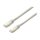 Equip Patchkabel Cat6A S/FTP 2xRJ45 15.00m weiß Plat.LSZH Polybeutel