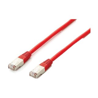 Equip Patchkabel Cat6A S/FTP 2xRJ45 15.00m rot Plat.LSZH Polybeutel