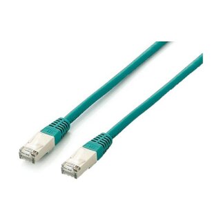 Equip Patchkabel Cat6A S/FTP 2xRJ45 10.00m grün Plat.LSZH Polybeutel