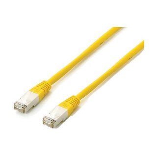 Equip Patchkabel Cat6A S/FTP 2xRJ45 2.00m gelb Plat.LSZH Polybeutel