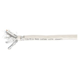 Equip Instal.Kab Cat6A S/FTP 4P23 305.00m grau LSZH