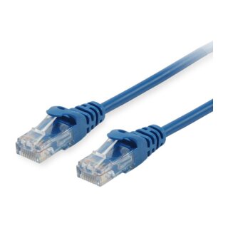 Equip Patchkabel Cat6A U/UTP 2xRJ45 1.50m blau LSZH Polybeutel