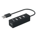Equip USB-Hub 4-Port 2.0 ->4x2.0 480Mbps o.Netzteil sw