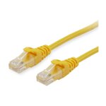 Equip Patchkabel Cat6 U/UTP 2xRJ45 5.00m gelb Polybeutel