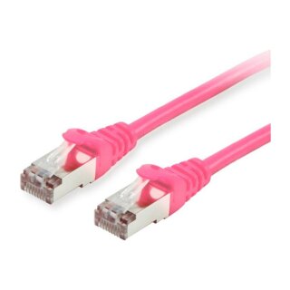 Equip Patchkabel Cat6 S/FTP 2xRJ45 1.50m pink LSZH Polybeutel