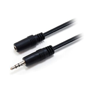 Equip Audiokabel 3.5mm St/Bu 2.50m Polybeutel
