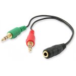 Equip Audiokabel Splitter 3.5mm 2x St/1x Bu