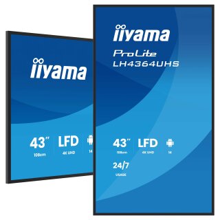 iiyama LH4364UHS-B1AG 43 IN LCD UHD