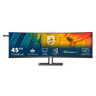 Philips 113.0cm(44.5") 45B1U6900C 32:9 2xHDMI+DP+USB-C Curv. retail
