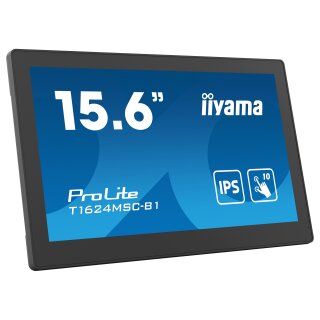 IIYAMA 39.5cm (15.6") T1624MSC-B1 16:9 M-Touch HDMI+USB