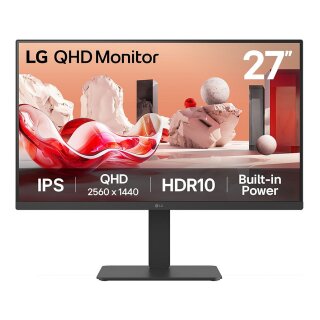 68,6cm/27" (2560x1440) LG 27BA54QB-B 16:9 IPS 5ms HDMI DisplayPort USB VESA Speaker HDR Black