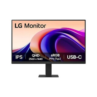 60,5 cm/23,8" (2560×1440) LG 24U631A-B 16:9 QHD IPS 5 ms 100 Hz USB-C HDMI DisplayPort VESA Black