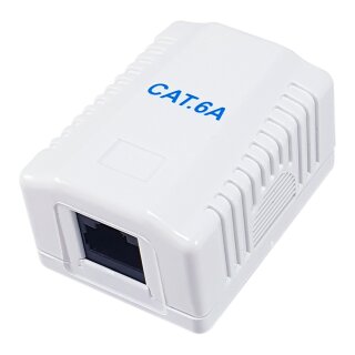 Equip Aufputzdose Cat6A 1-Port RJ45 UTP