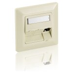 Equip Unterputzdose +Frontplatte 3 Keystone 45° RAL...