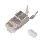 Equip Stecker Cat.8 RJ45 geschirmt 50er Set grau