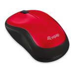 Equip Optische Maus kabellos USB Komfort R+L rot